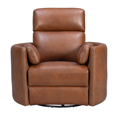 Radius Vintage Whiskey Swivel Power Glider Recliner Two Pack