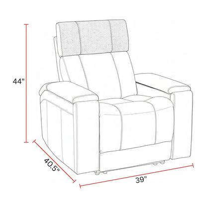 Phoenix Autumn Caramel Zero Gravity Power Recliner with Immersive Audio P3