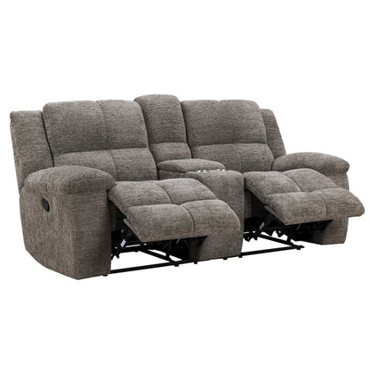 Buster Cabot Stone Manual Reclining Sofa Loveseat and Recliner