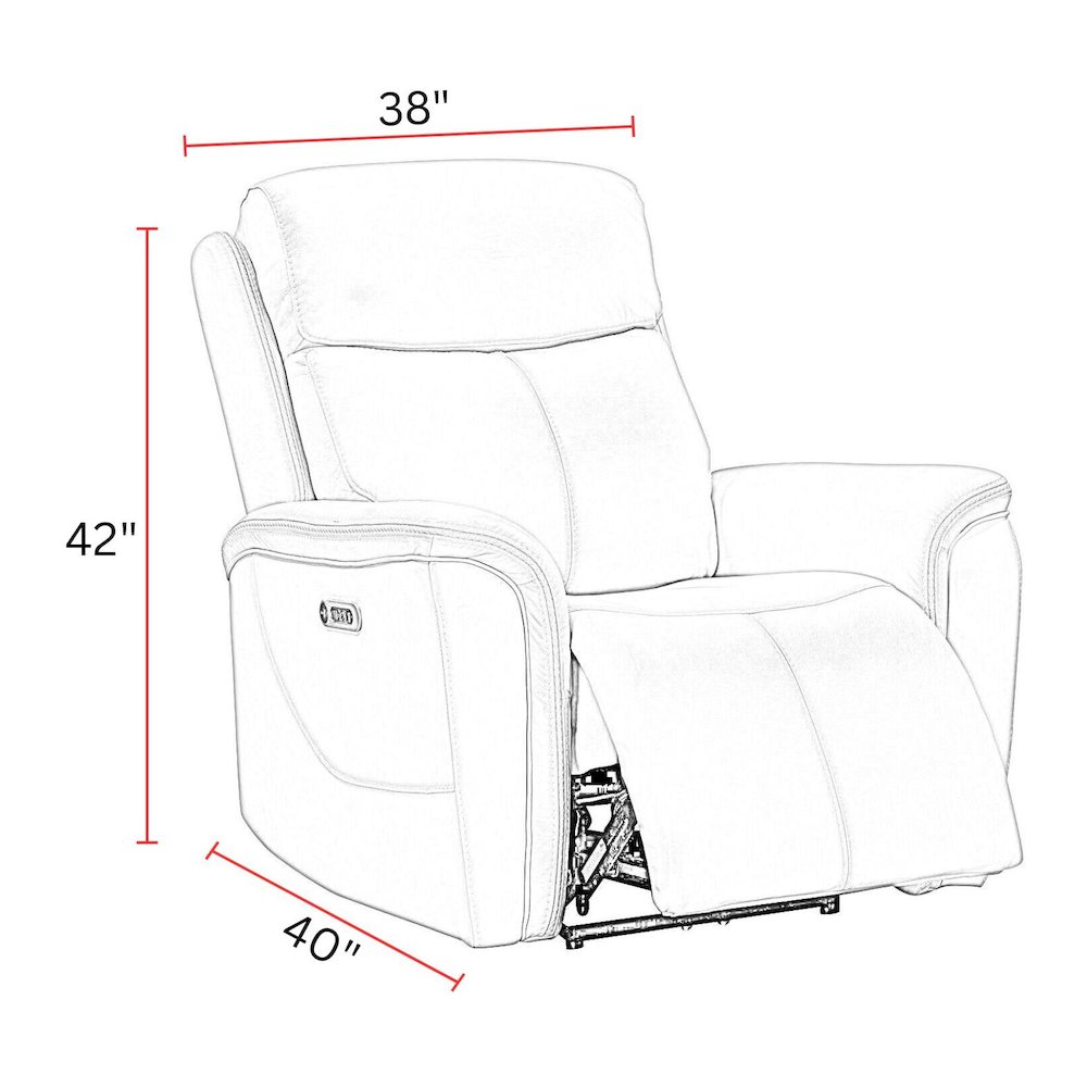 Cascade - Seamist Grey Power Recliner Two Pack