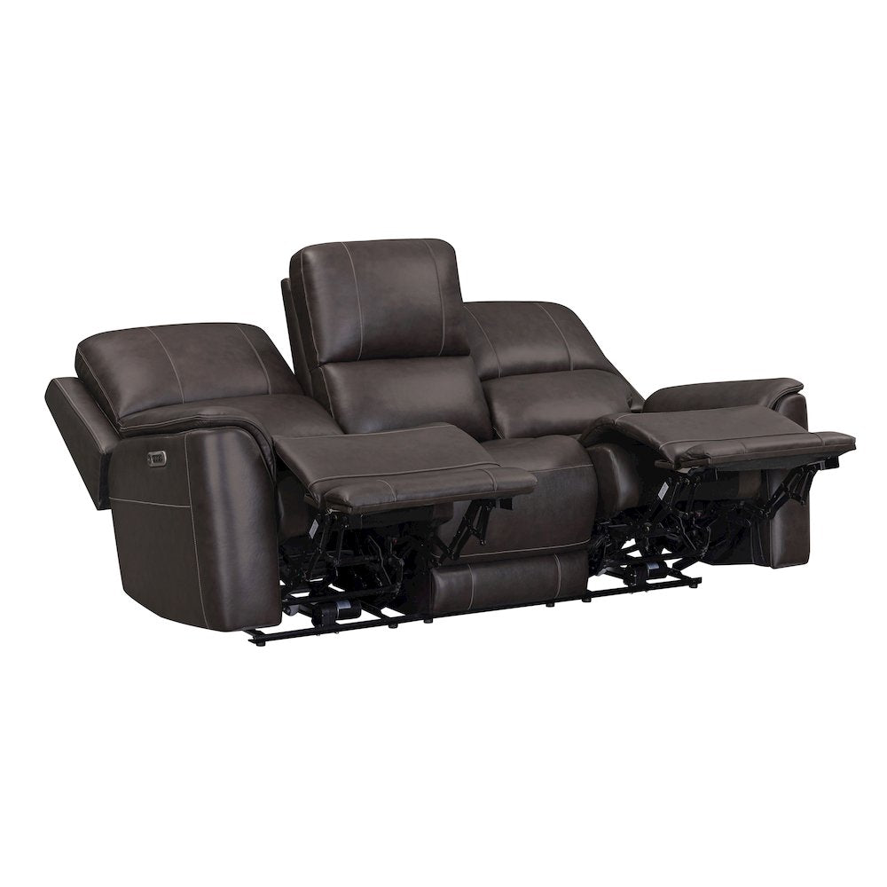 Easton Steamboat Brown Zero Gravity Power Reclining Sofa and Recliner