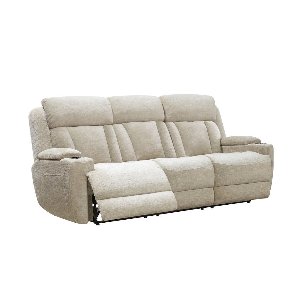 Dalton - Lucky Fawn Power Reclining Sofa and Two Recliners