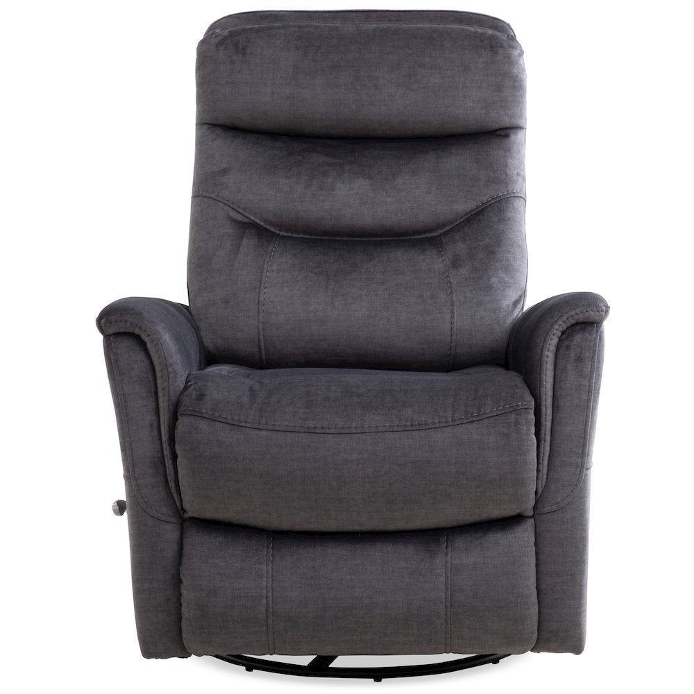 Gemini - Capri Charcoal Swivel Glider Recliner