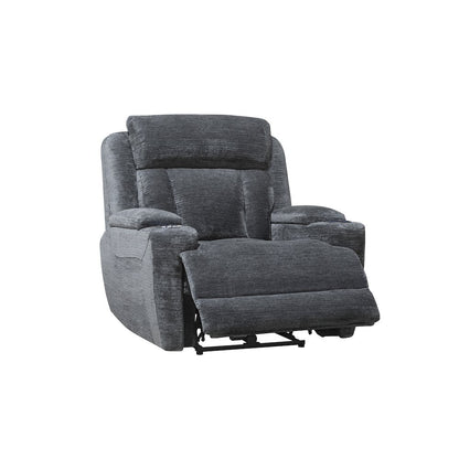 Dalton - Lucky Charcoal Power Recliner