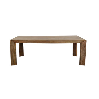 Downtown Dining 86 In. Rectangular Dining Table With 4 Upholstered Chairs