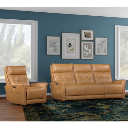 Gershwin - Lucca Butterscotch Power Reclining Sofa and Recliner
