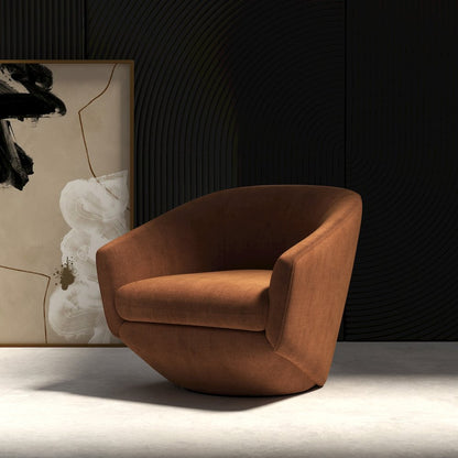The Twist - Elise Rust Swivel Chair