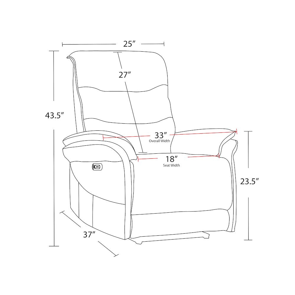 Parker Living Prospect - Twilight Zero Gravity Power Recliner