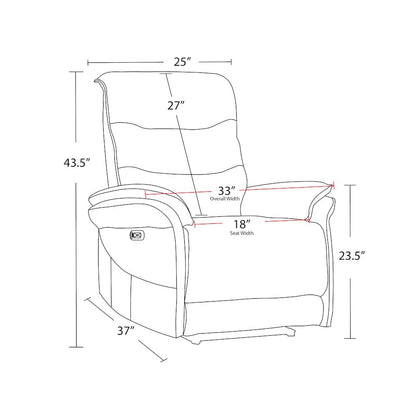 Parker Living Prospect - Twilight Zero Gravity Power Recliner