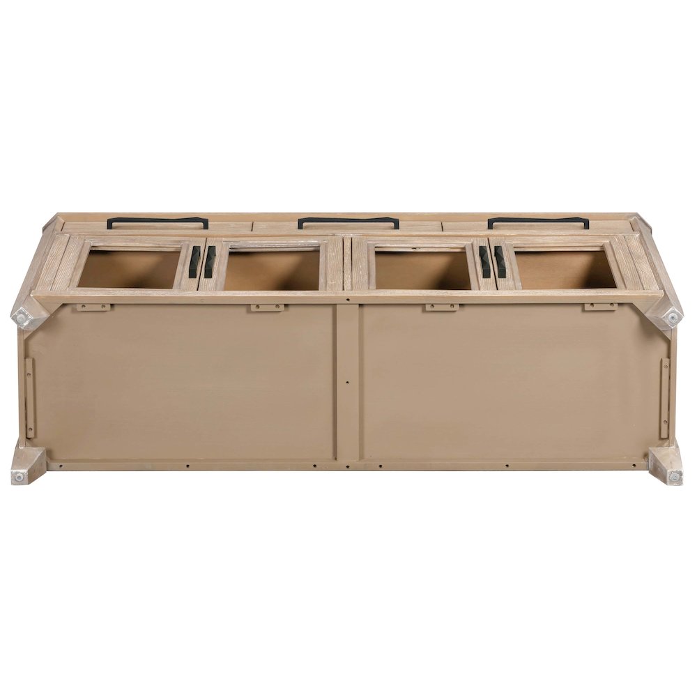 Breckenridge Dining 72 Inch Rectangular Counter Table with 4 Upholstered