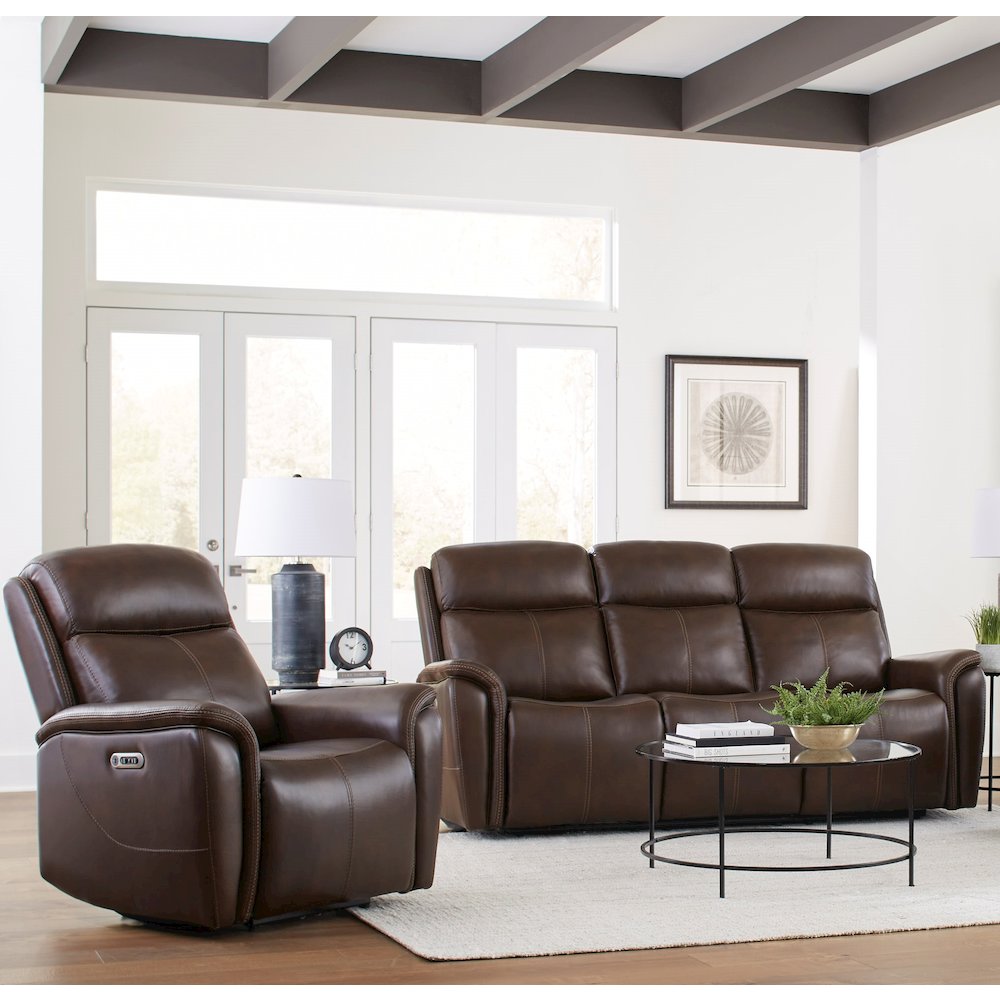 Cascade - Auburn Power Reclining Sofa and Recliner