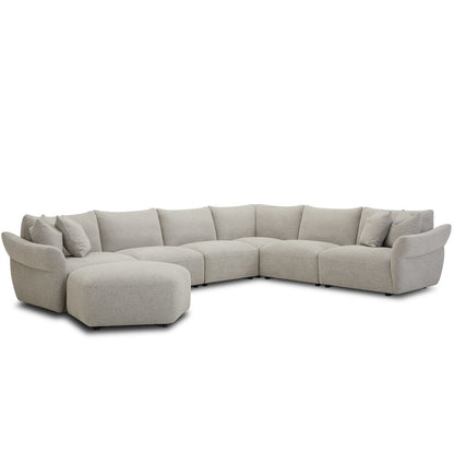 Playful - Canes Cobblestone 6 Piece Modular Sectional