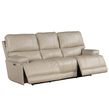 Verona Linen - Powered By Freemotion Power Reclining Sofa and Two Recliners