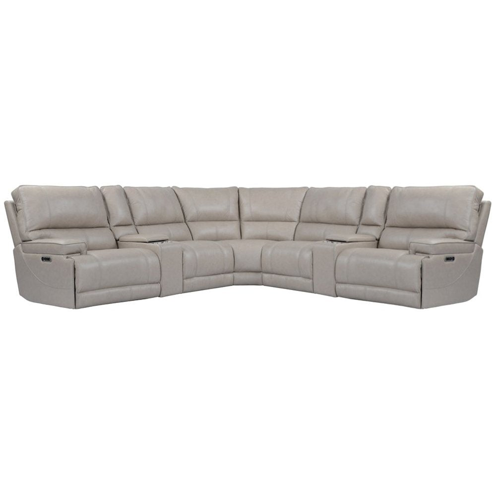 Verona Linen - Powered By Freemotion 7 Piece Modular Power Reclining Sectional