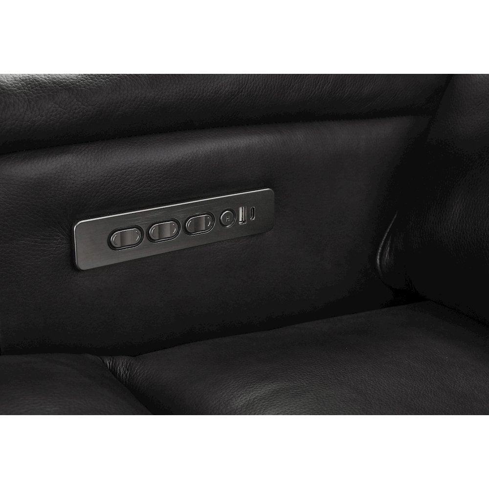 Nexus Autumn Black Zero Gravity Power Recliner P3 Two Pack