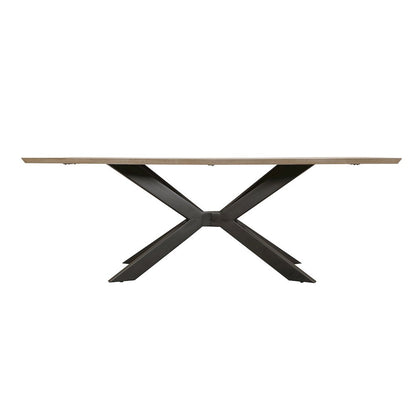 Monaco Dining 86 In. Rectangular Dining Table With 4 Upholstered Chairs