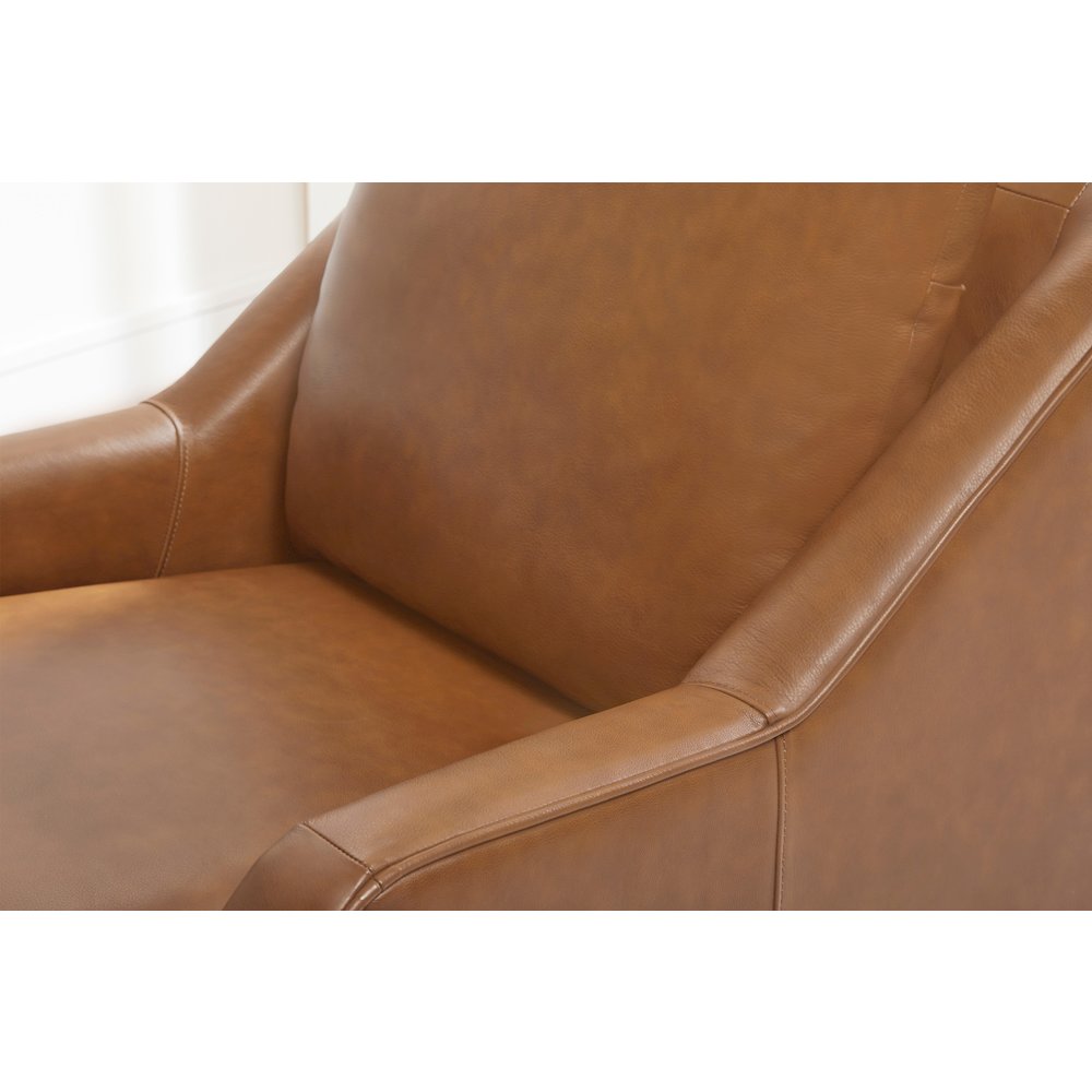 Asher - Steamboat Ecru Swivel Accent Chair