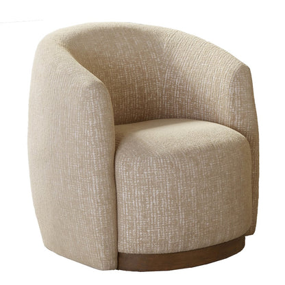 Tatum - Sand Dollar Swivel Accent Chair