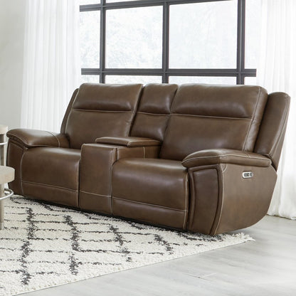 Jameson - Hickory Power Reclining Zero Gravity Sofa Loveseat and Recliner