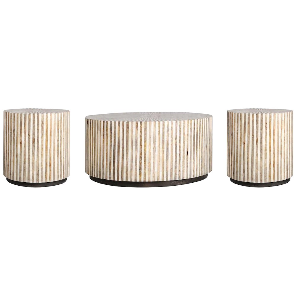 Downtown Cocktail Table with 2 End Tables