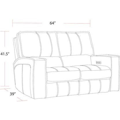 Rockford - Verona Saddle Power Reclining Sofa Loveseat and Recliner