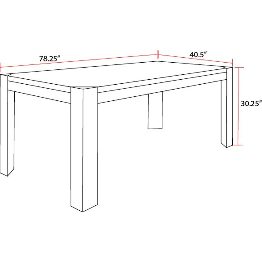 Cedar Fork - Dining 78 in. with 6 ladderback chairs