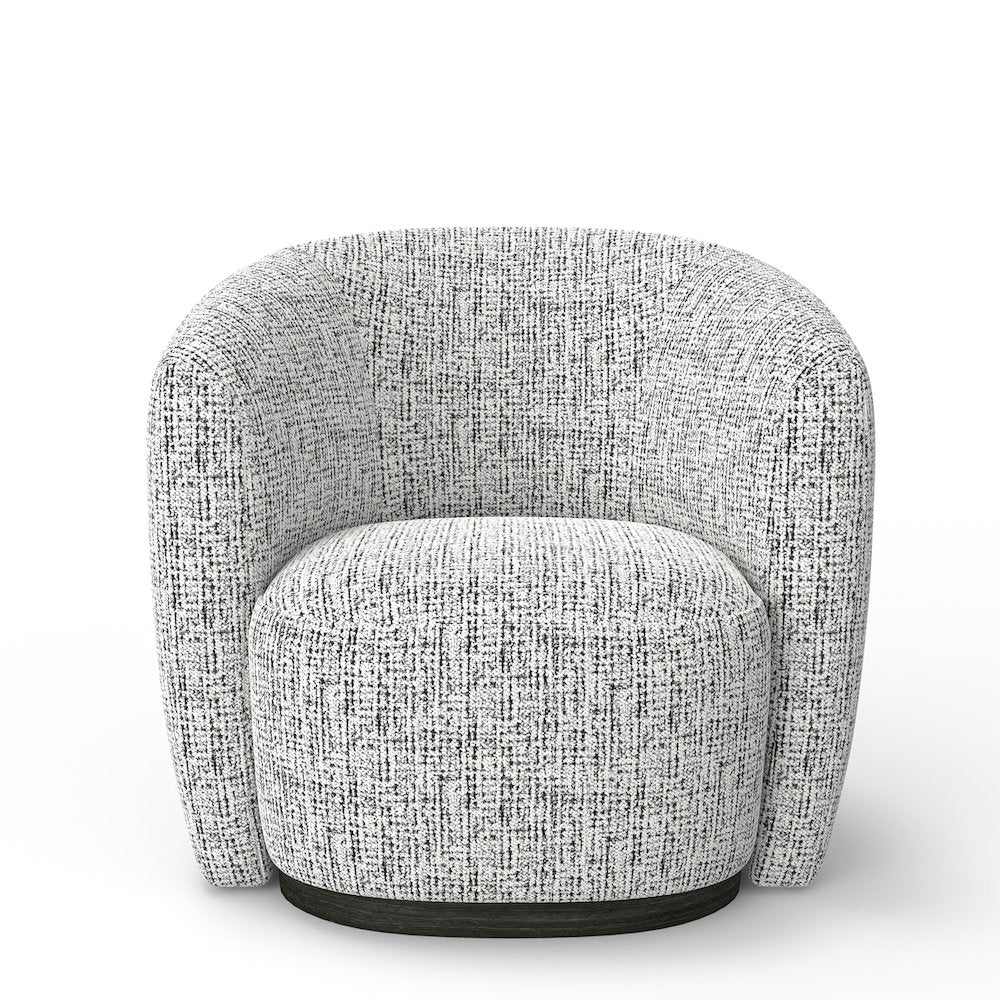Tatum - Nightshade Swivel Accent Chair