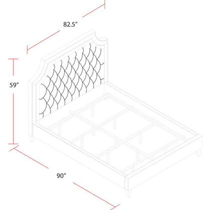 Jasmine - Flannel King Bed