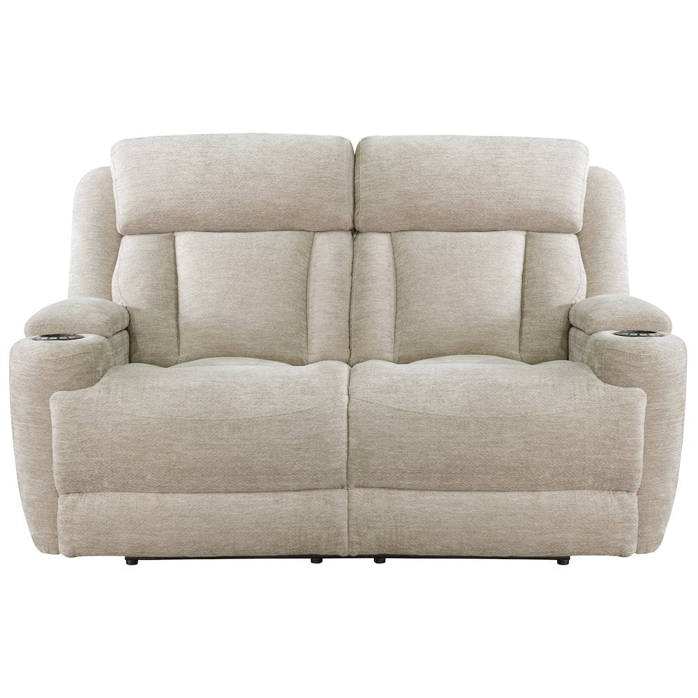 Dalton - Lucky Fawn Power Reclining Sofa and Loveseat