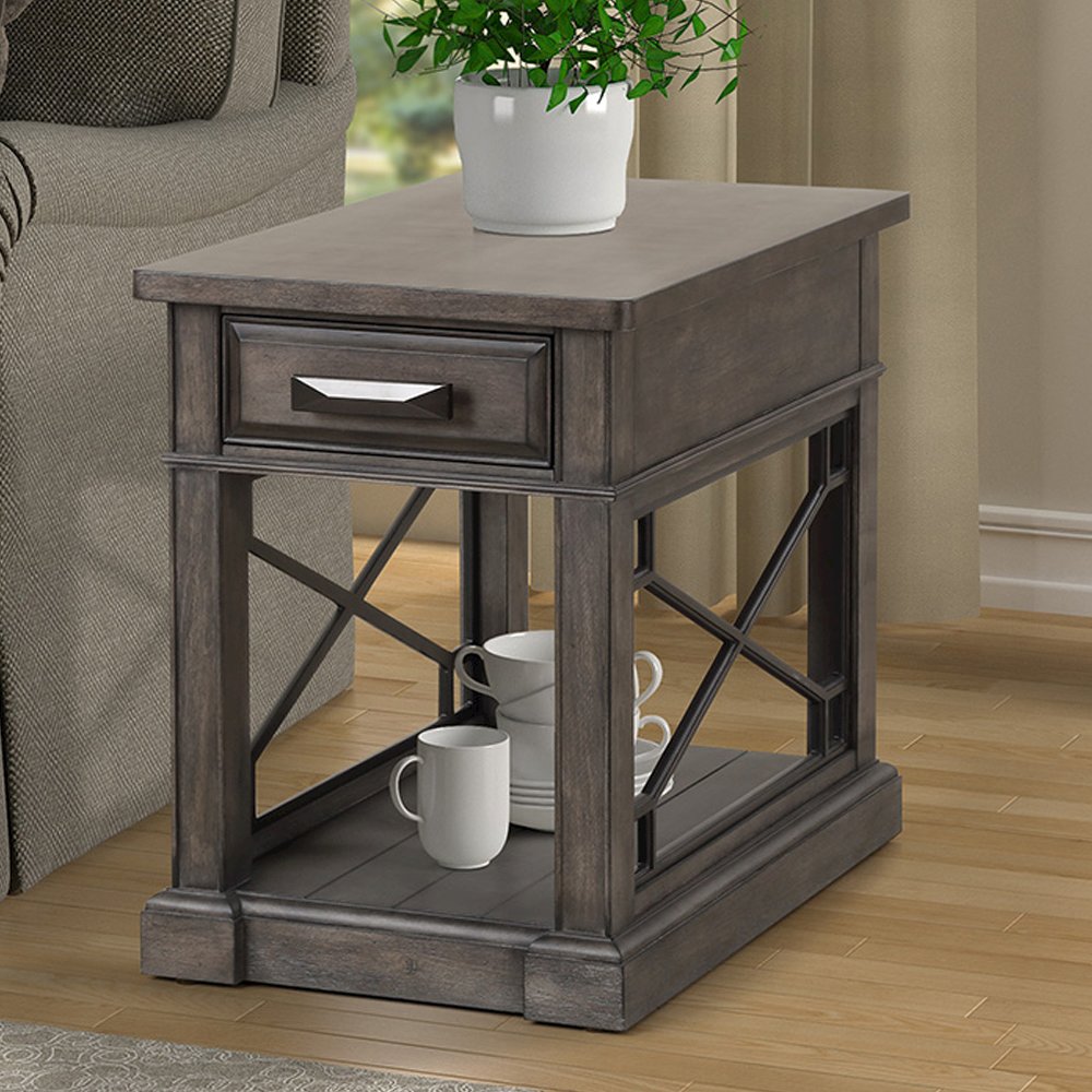 Sundance - Smokey Grey Cocktail Table with 2 Chairside Tables