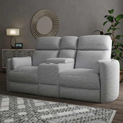 Radius - Mineral Power Reclining Sofa Loveseat and Recliner