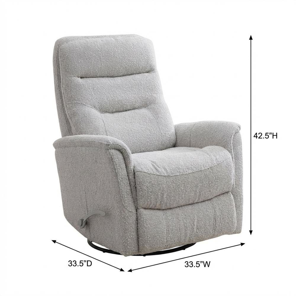 Gemini - Bloke Cotton Swivel Glider Recliner Two Pack