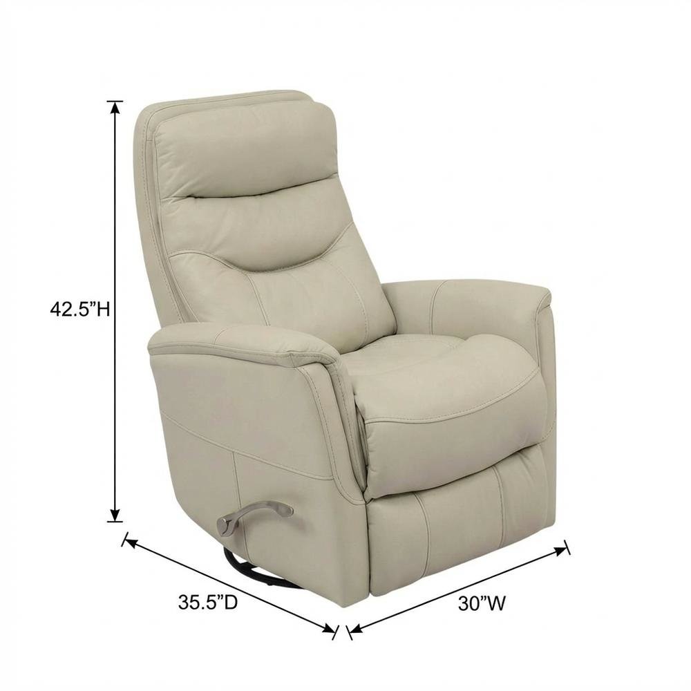 Gemini - Ivory Swivel Glider Recliner Two Pack