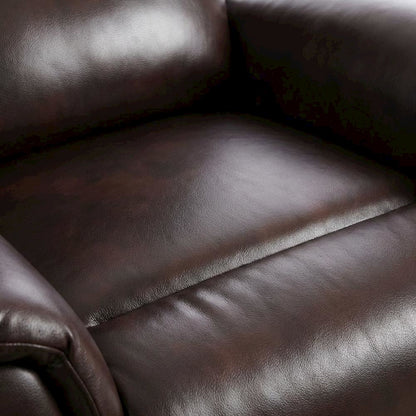 Gemini - Truffle Power Swivel Glider Recliner