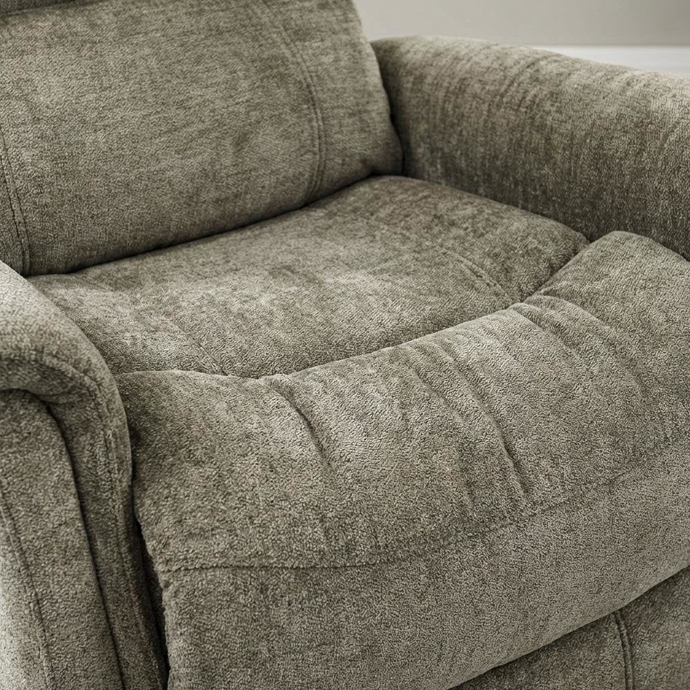 Gemini - Heather Swivel Glider Recliner Two Pack
