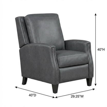 Hunter - Echo Grey Manual Recliner Two Pack