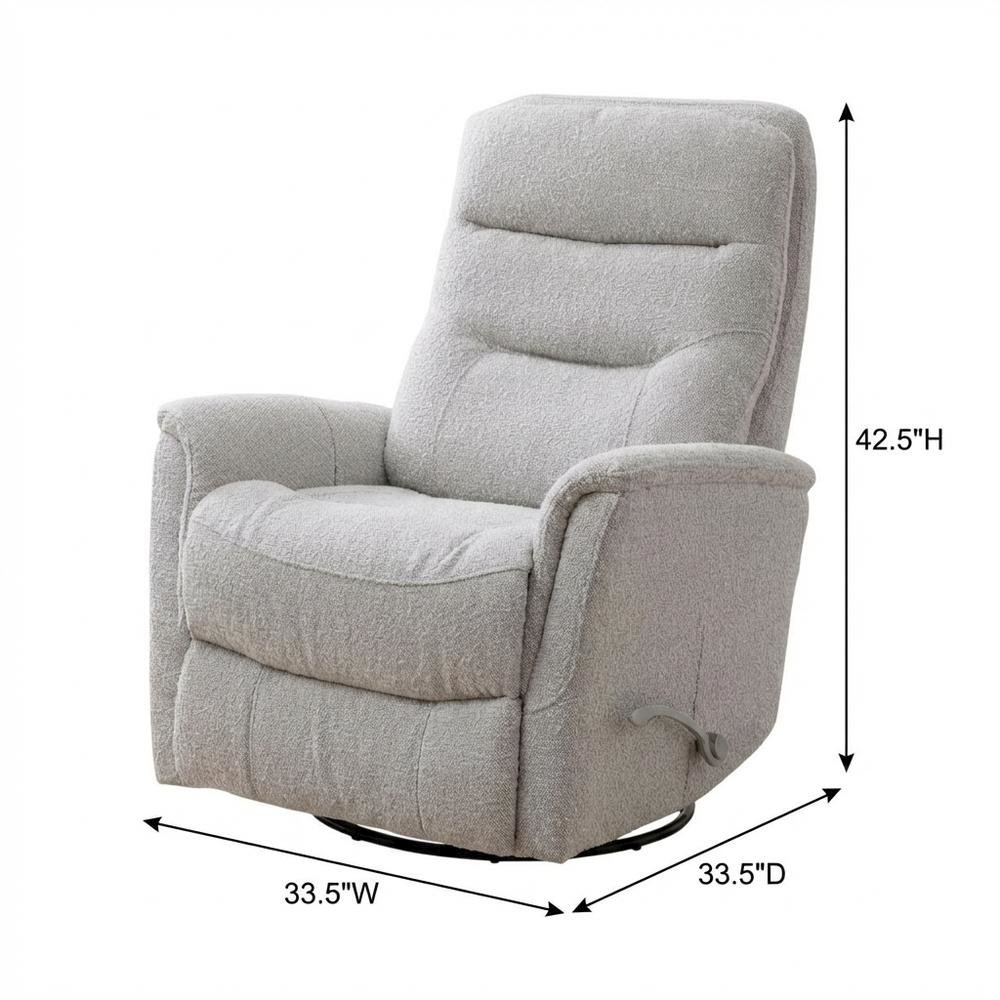 Gemini - Bloke Cotton Swivel Glider Recliner