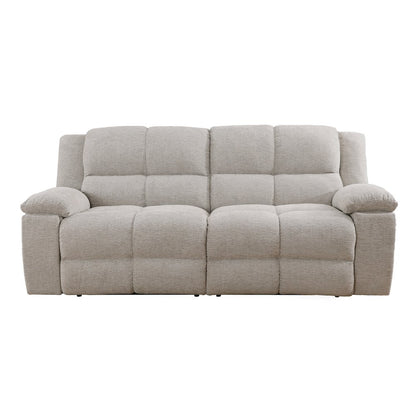 Buster - Opal Taupe Manual Reclining Sofa and Recliner