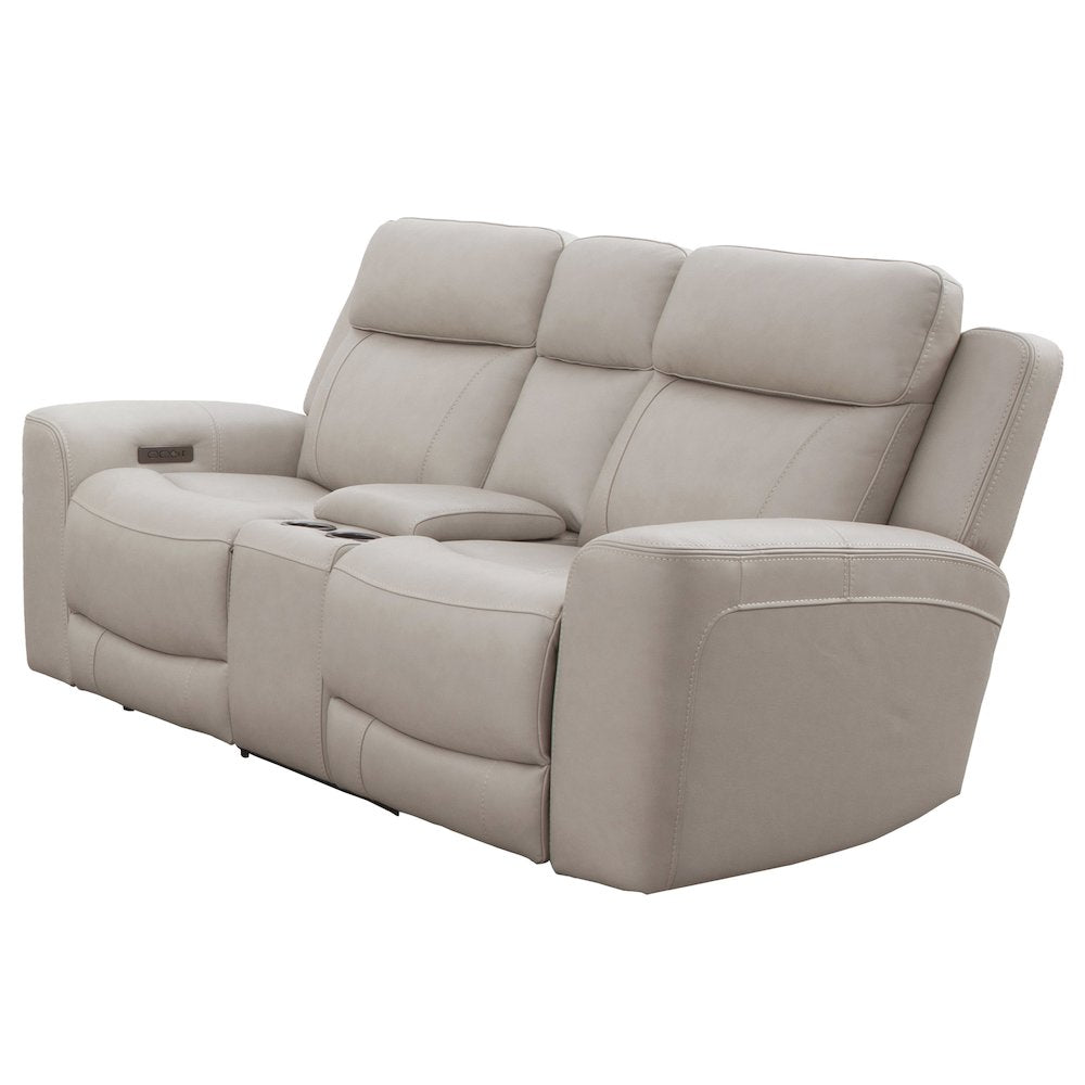 Calgary - Stone Power Reclining Sofa and Loveseat