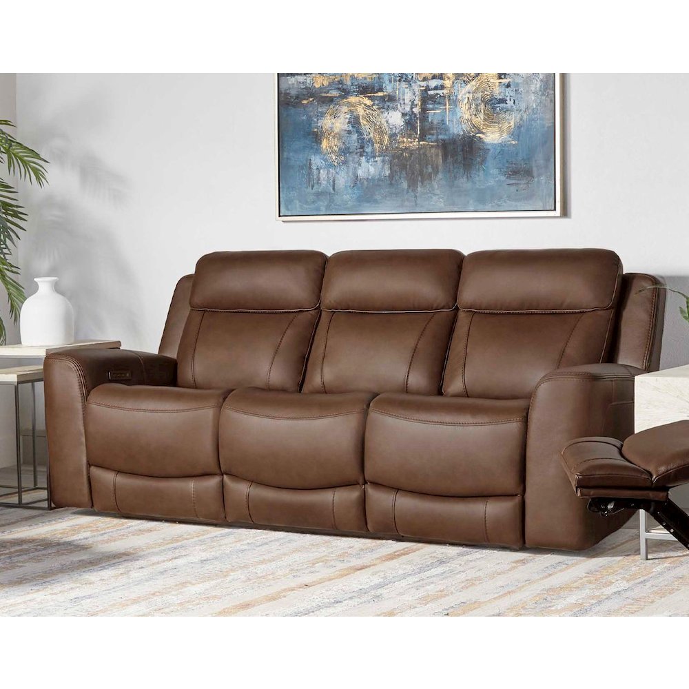 Calgary - Autumn Umber Power Reclining Sofa and Recliner