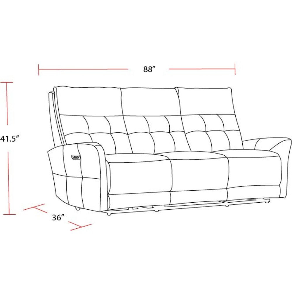 Gershwin - Lucca Butterscotch Power Reclining Sofa and Recliner