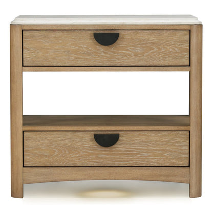 Bedroom Queen 5/0 Panel Bed & Nightstand