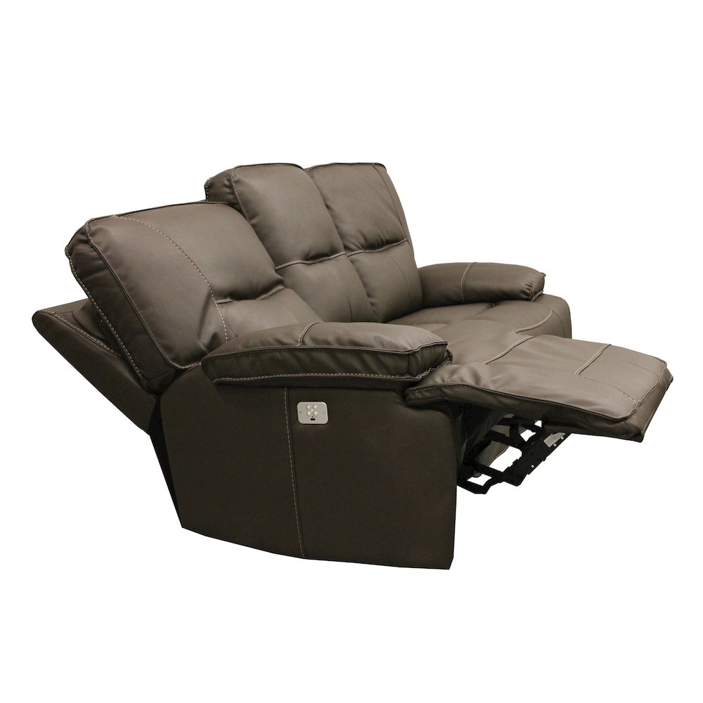 Spartacus - Chocolate Power Reclining Sofa and Recliner