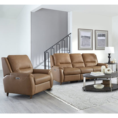 Austin - Caramel Cream Power Reclining Sofa and Recliner