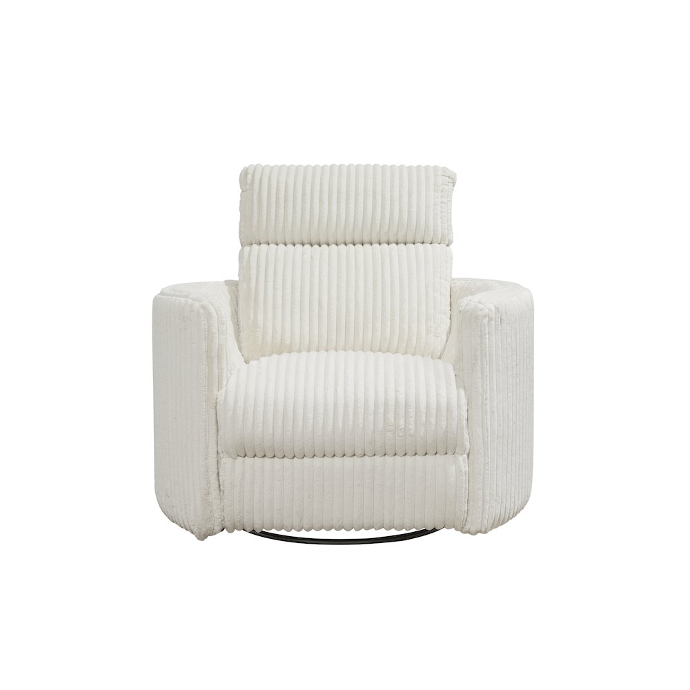 Radius - Mega Ivory Power Reclining Sofa and Two Recliners