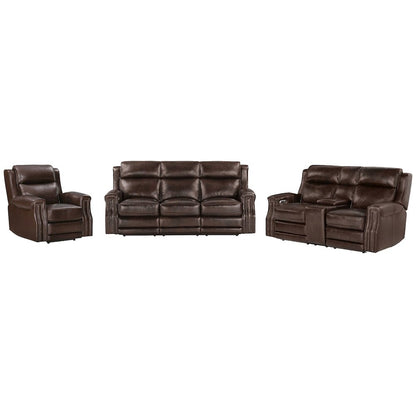 Hensley Smooth Espresso Power Loveseat