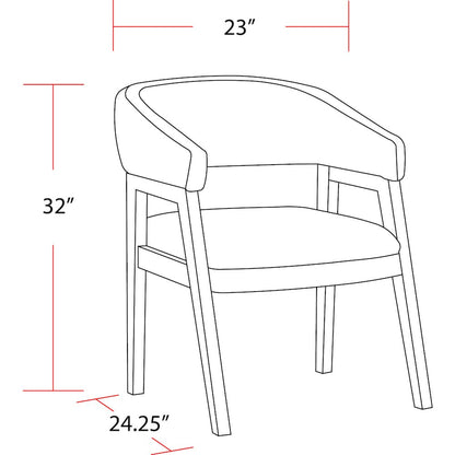 Dining 54" Round Table with buffet server & 4 barrel chairs