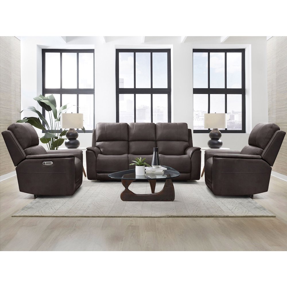 Easton Steamboat Brown Zero Gravity Power Recliner P3 Two Pack
