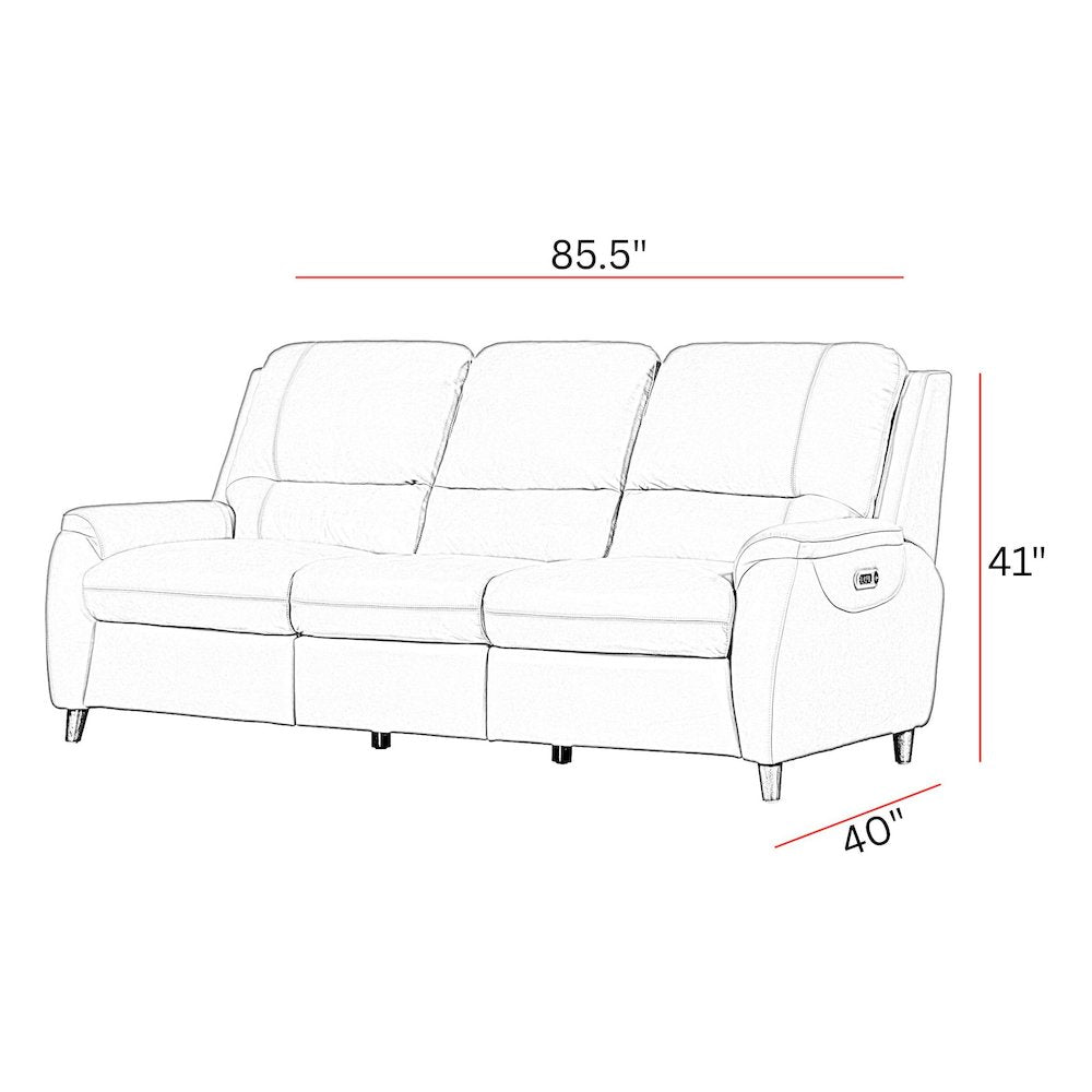 Austin - Caramel Cream Power Reclining Sofa and Recliner