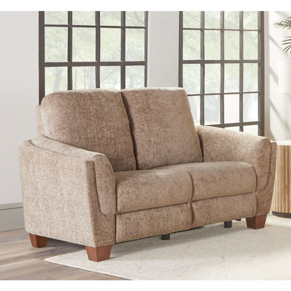 Morehead - Biscotti Power Reclining Sofa and Loveseat